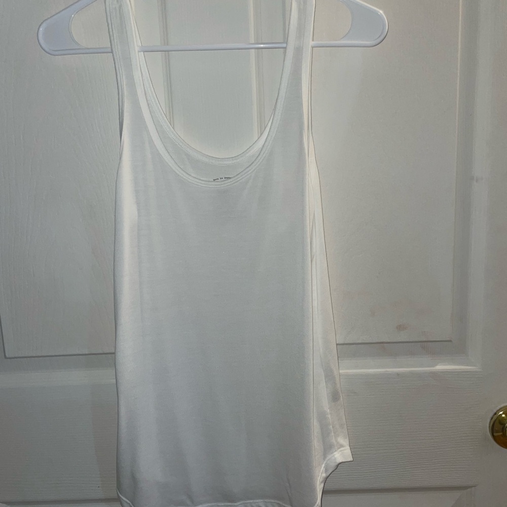 Billabong White Relaxed Sleeveless Tank